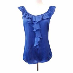 Breathless royal blue zippered back top (44)
